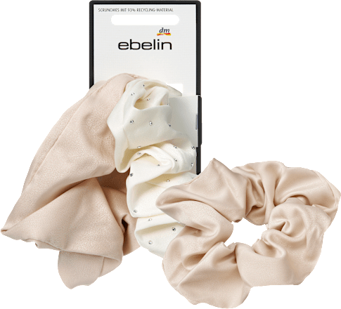 Scrunchie kremowe ebelin