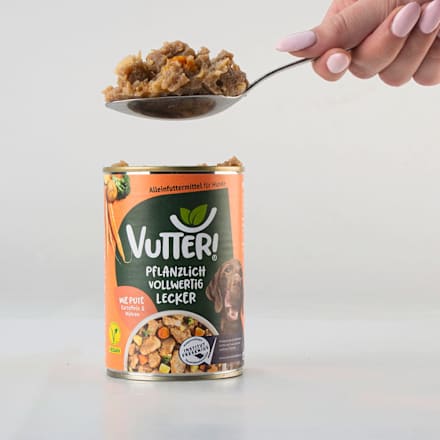 Nassfutter Hund, Vegan wie Pute VUTTER!