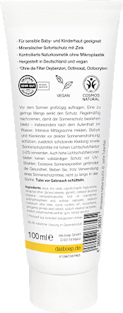 Sonnencreme sensitiv LSF 30 boep