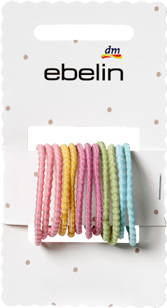 Haargummis Struktur, bunt ebelin