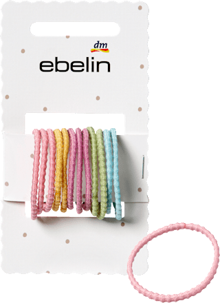 Haargummis Struktur, bunt ebelin