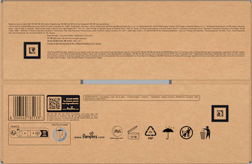 Windeln Baby Dry Gr. 6 Extra Large (13-18 kg) Monatsbox Pampers baby-dry