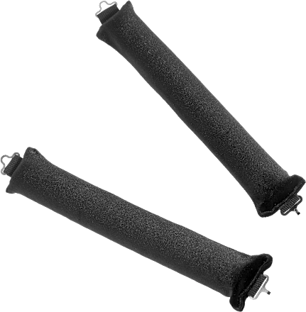 Papilloten maxi, rosa/beige/schwarz ebelin