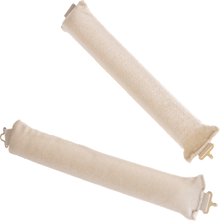 Papilloten maxi, rosa/beige/schwarz ebelin