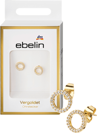 Ohrstecker vergoldet Kreis ebelin