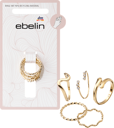 Ringe Gold-Optik ebelin