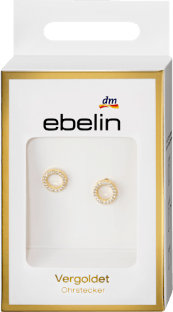 Ohrstecker vergoldet Kreis ebelin