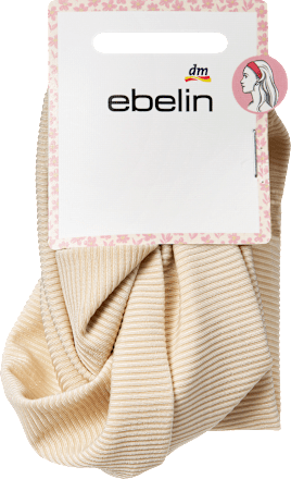 Haarband strukturiert, beige ebelin