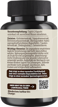 Prostata Komplex Kapseln 60 St Lebepur