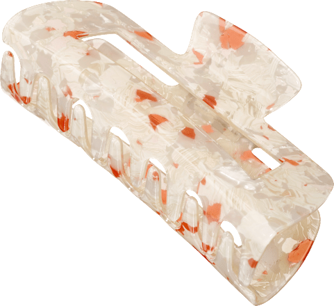 Haarklammer mit Cut-Out, marmoriert ebelin