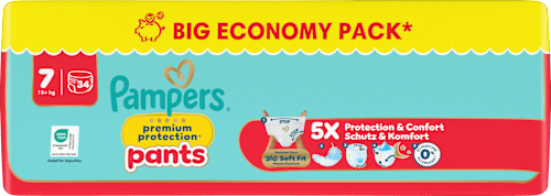 Baby Pants Premium Protection Gr. 7 XL (15+ kg) Big Pack Pampers