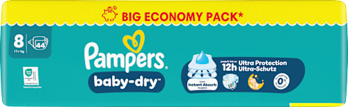 Windeln Gr. 8 XL (17+ kg) Big Pack Pampers baby-dry