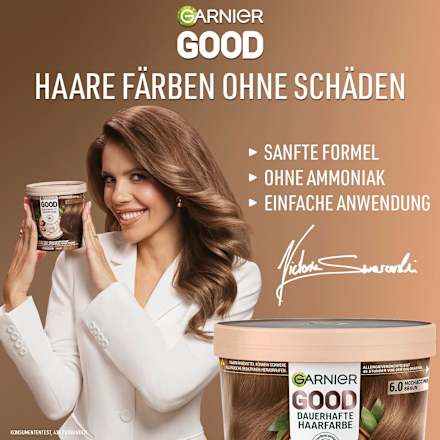 Haarfarbe 6.0 Mocchaccino Braun GARNIER GOOD