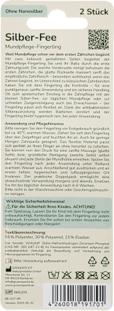 Mundpflege Fingerling Silber-Fee Grünspecht