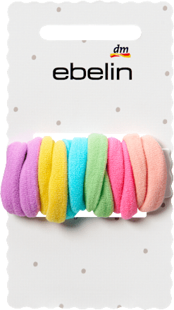 Haargummis mini, Rosa/Bunt-Mix ebelin