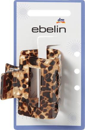 Haarklammer mit Cut-Out, Leo-Optik ebelin