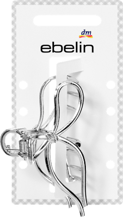 Haarklammer Schleife, Silber-Optik ebelin