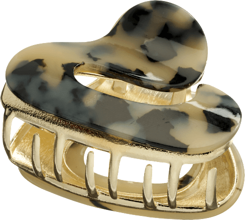 Haarklammer mit Metall, T-Shell ebelin