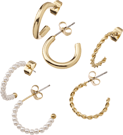 Creolen Gold-Optik ebelin