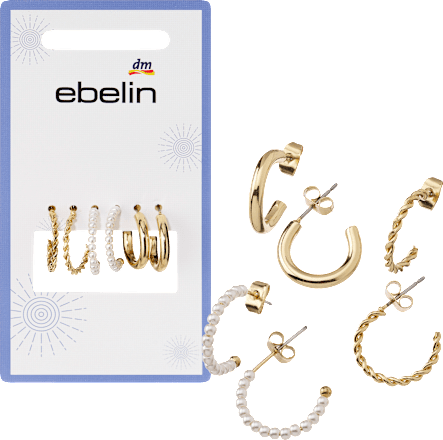 Creolen Gold-Optik ebelin