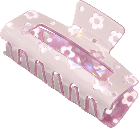 Haarklammer Cut-Out mit Blumen, flieder ebelin