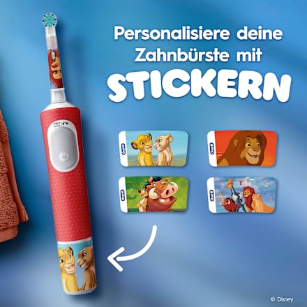 Elektrische Zahnbürste Kinder Vitality PRO König der Löwen, ab 3 Jahren Oral-B