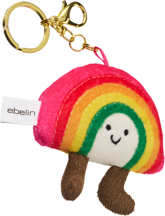 Schlüssel- & Taschenanhänger Regenbogen ebelin