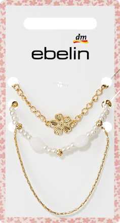 Armbänder mit Blume & Perlen ebelin