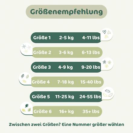 Windeln BioEmbrace Gr. 3 (4-9 kg) Naty