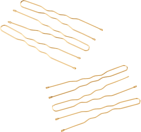 Haarnadeln kurz, Gold-Optik ebelin