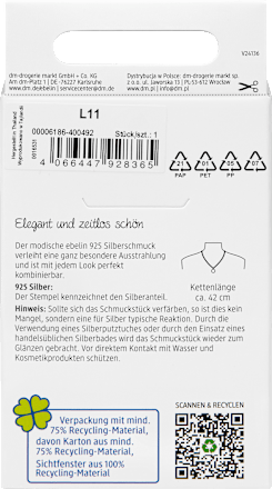Halskette 925 Silber Herz ebelin