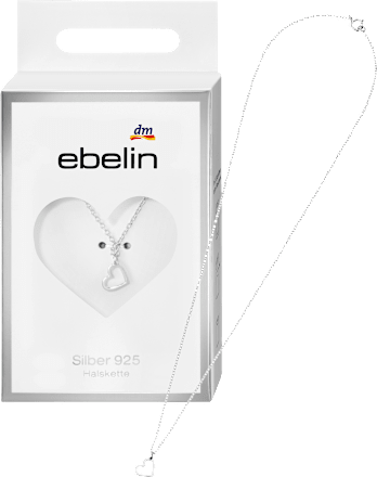 Halskette 925 Silber Herz ebelin