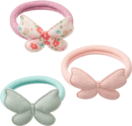 Haargummis mit Schmetterlingen  ebelin