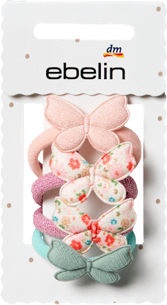 Haargummis mit Schmetterlingen  ebelin