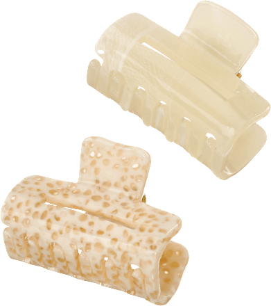 Haarklammern klein, creme ebelin