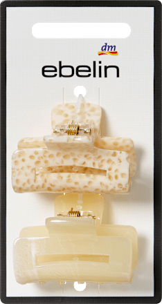 Haarklammern klein, creme ebelin