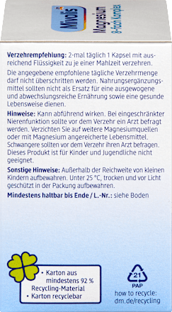 Magnesium 8-fach Komplex Kapseln 60 St Mivolis