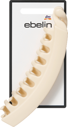 Bananenghaarspange, schwarz/braun/beige ebelin