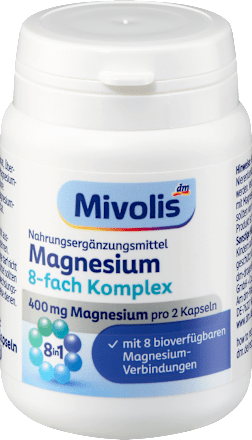 Magnesium 8-fach Komplex Kapseln 60 St Mivolis