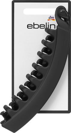 Bananenghaarspange, schwarz/braun/beige ebelin