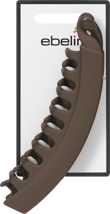 Bananenghaarspange, schwarz/braun/beige ebelin