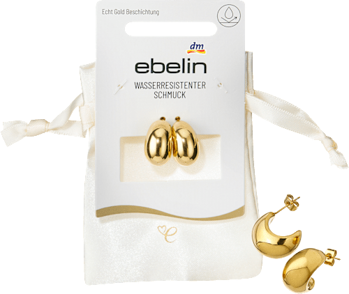 Creolen wasserfest, Gold-Optik ebelin