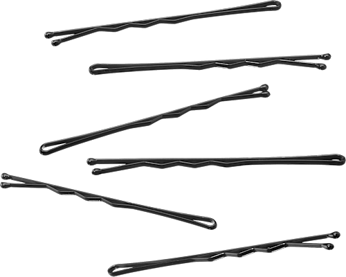 Haarschieber lang, schwarz ebelin