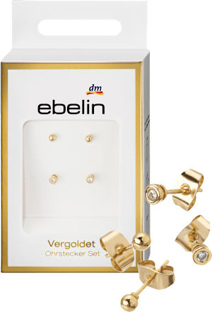 Ohrstecker vergoldeter Modeschmuck  ebelin