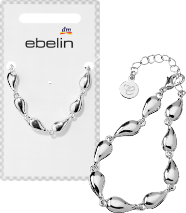 Armband Tropfen, Silber-Optik ebelin