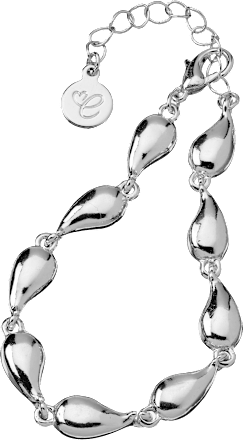 Armband Tropfen, Silber-Optik ebelin