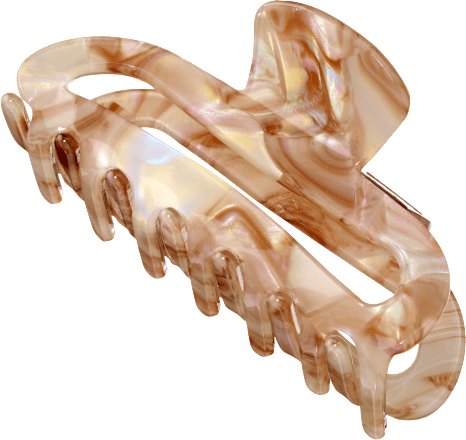 Haarklammer marmoriert ebelin