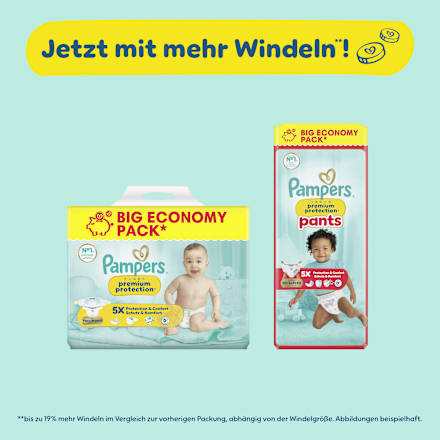 Windeln Gr. 3 (6-10 kg) Big Pack Pampers premium protection