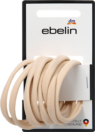 Haargummis weich, blond ebelin