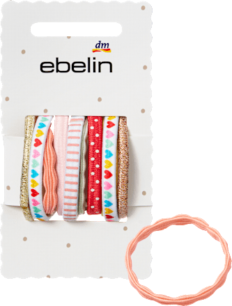 Haargummis, bunt ebelin